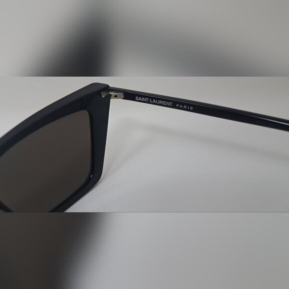 Saint Laurent Women's Sunglasses Black Cateye SL 372 001 54mm 54-16-145 - Picture 5 of 15